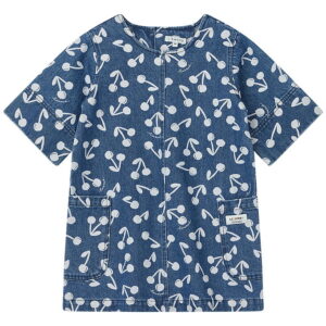 Liewood Denimkjole - Angelica - Cherry Blossom/Medium Blue Denim