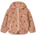 Liewood Fleecejakke - Mara - Berry/Pale Tuscany/Embroidery