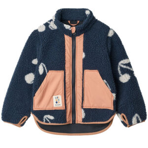 Liewood Fleecejakke - Noam - Cherry Blossom/Classic Navy
