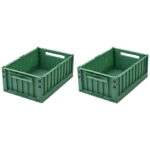 Liewood Foldekasse - 2-Pak - Weston - Medium - Dusty Ivy