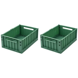 Liewood Foldekasse - 2-Pak - Weston - Medium - Dusty Ivy