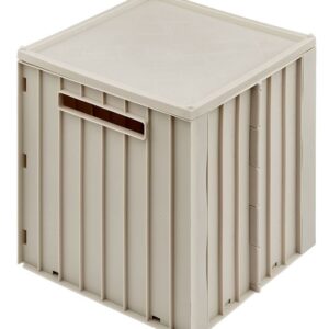 Liewood Foldekasse m. Låg - 30,5x32x31,5 cm - Elijah - Sandy