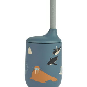 Liewood Kop m. Sugerør - Silikone - Ellis - Arctic Sea/Ocean Vie