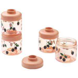 Liewood Madbeholder - Dominique - 4-pak - Berry/Pale Tuscany