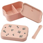 Liewood Madkasse m. Bestik - Kamil - Berry/Pale Tuscany