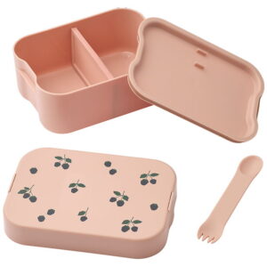 Liewood Madkasse m. Bestik - Kamil - Berry/Pale Tuscany