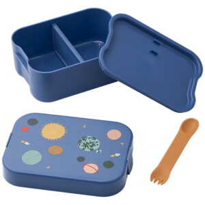 Liewood Madkasse m. Bestik - Kamil - Universe/Classic navy