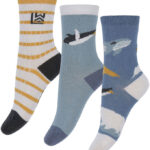 Liewood Strømper - 3-pak - Silas - Arctic Sea/Ocean View