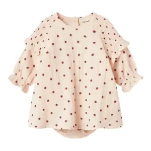 Lilia Langærmet Bodybluse - Silver Peony - 74