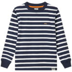 Mads Nørgaard Bluse - Carlito - White/Parisian Night