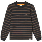 Mads Nørgaard Bluse - Stripe Carlito - Sort/Demitasse