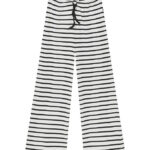 Mads Nørgaard Bukser - Rib - Verona - Vanilla Ice/Sort