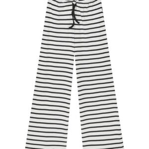 Mads Nørgaard Bukser - Rib - Verona - Vanilla Ice/Sort