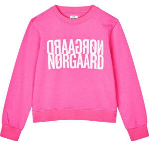Mads Nørgaard Sweatshirt - Talinka - Knockout Pink m. Logo