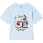 Mads Nørgaard T-shirt - Dry Single Tristi - Ballad Blue m. Print