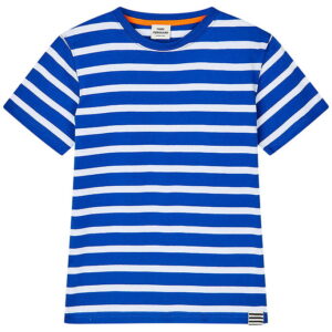 Mads Nørgaard T-shirt - Stripe Thorlino - Surf The Web/Hvid