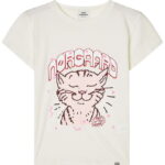 Mads Nørgaard T-shirt - Tuvina Print - Vanilla Ice