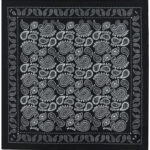 Mads Nørgaard Tørklæde - 55x55 cm - Sort