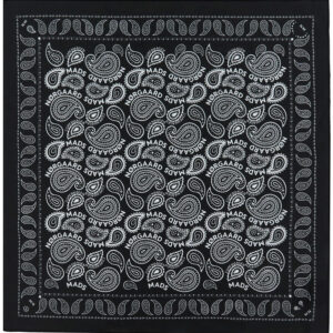 Mads Nørgaard Tørklæde - 55x55 cm - Sort