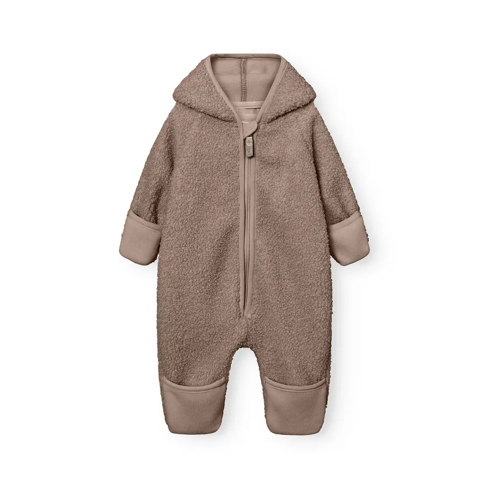 Matadel Teddyfleece Heldragt - Grey brown - 80
