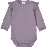 Müsli Body l/æ - Cozy Me Frill - Lilac Fog