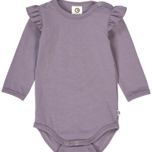 Müsli Body l/æ - Cozy Me Frill - Lilac Fog