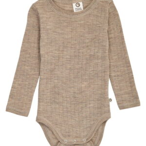 Müsli Body l/æ - Rib - Uld - Balsam Melange