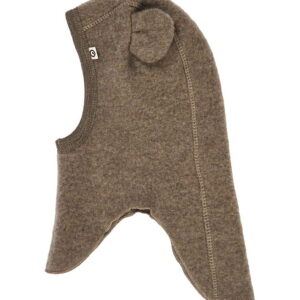 Müsli Elefanthue - 1-lags - Uld - Walnut Melange m. Ører