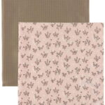 Müsli Stofbleer - 2-pak - 75x75 - Flora - Nightingale/Balsam Cre