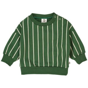 Müsli Sweatshirt - Pinstripe - Green Gables/Oak