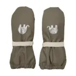 Polstrede PU-vanter - Sea Turtle - 4-6 ÅR