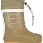 Pom Pom Termostøvler - Gold Glitter