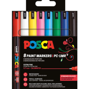 Posca Tuscher - PC-1M - 8 stk. - Multifarvet