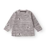 That&apos;s Mine - Aksel t-shirt - Mono dino stripe - 80cm - 12M