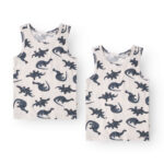 That&apos;s Mine - Emil undertrøje 2-pak - Mono dino - 104cm - 4Y