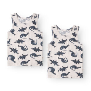 That&apos;s Mine - Emil undertrøje 2-pak - Mono dino - 98cm - 3Y