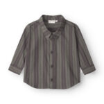 That&apos;s Mine - Harald shirt - Olive stripe - 116cm - 6Y