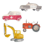 That&apos;s Mine - Wallsticker heroes on wheels - Multi