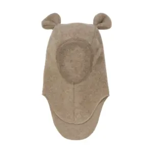 Uld Fleece Balaclava - Savannah melange - 2-4 ÅR