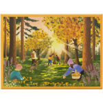 Vissevasse Puslespil - 1000 Brikker - 63x45 cm - Forest Treasure