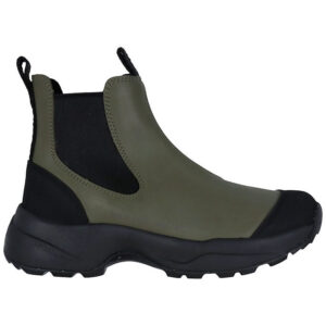 Woden Gummistøvler - Kort - Siri - Dark Olive/Black