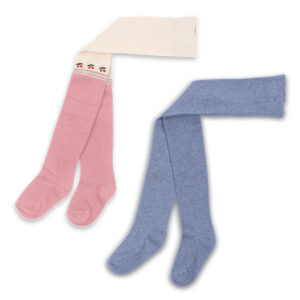 2-pak Cherry strømpebukser (92-98 cm)