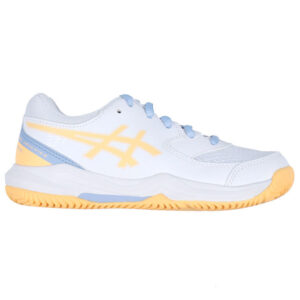Asics Sko - Gel-Dedicate 8 Padel GS - Hvid/Orange Glow