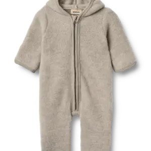Ata Uld Fleece Heldragt - Khaki melange - 0 MDR.