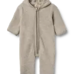 Ata Uld Fleece Heldragt - Khaki melange - 12 MDR.