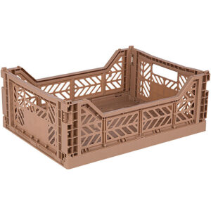 Aykasa Foldekasse - 40x30x15 cm - Midi - Warm Taupe