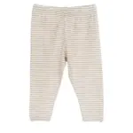 Baby Stribet Leggings - OATSTRIPE - 80