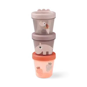 Babymad bøtte 3 stk. Ozzo - Pudder