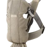 Bæresele Mini - 3D-mesh, Grå beige