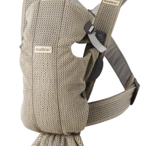 Bæresele Mini - 3D-mesh, Grå beige